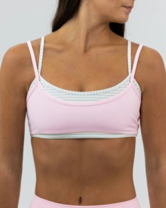 Sujetador Deportivo de Yoga y Running con Tirantes Ajustables Reciclados, Compresión Media-Alta, Doble Capa, Diseño de Parches, Ecológico - Product Image 2
