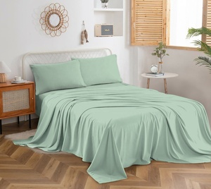 Set di <span class=keywords><strong>Lenzuola</strong></span> di Qualità Alberghiera 200TC con Angoli Profondi e Elastico Rinforzato a 360°, Direttamente dalla Fabbrica <span class=keywords><strong>per</strong></span> Cliniche e Strutture Ricettive - Product Image 2