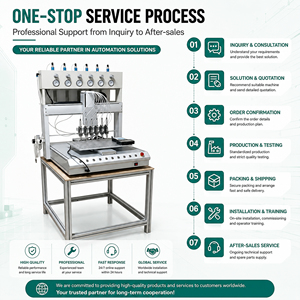 Machine de distribution CNC à 6 têtes et 6 couleurs, haute performance pour étiquettes en silicone et porte-clés - Product Image 6