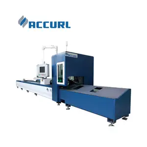 Accurl 2000W Fiber Laser Cutting Machine for Metal Pipe and Tube