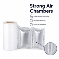 Rouleau de film gonflable en PE pour l'emballage de cartons avec protection amortissante, gain de place