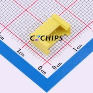 ZX-HY2.0-5PZZ-Y Wire-to-Board Pin Header Through hole Component (THT),P=2mm Connector 1x5P 2mm Through Hole HY - Product Image 1