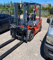 Chariot élévateur diesel HELI CPCD30 de 3 tonnes avec de bonnes performances, nouveau transpalette doté d'un moteur diesel PLC, source d'alimentation hydraulique