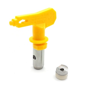 Đầu Phun Súng Phun Sơn 2 Đầu Phun Chính Xác Đảo Ngược Màu Vàng - Product Image 5