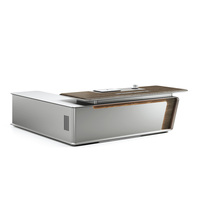 Bureau de direction moderne, mobilier de bureau de luxe pour PDG, table de direction pour bureau