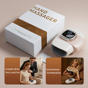Masseur électrique pour les mains et les poignets CE avec chaleur et compression d'air pour les doigts, la paume et le poignet, avec lumière tricolore - Product Image 4