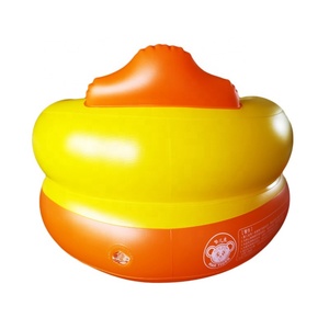Cute <b>Inflatable</b> Duck Baby <b>Sofa</b> PVC Material Bathing and Feeding <b>Inflatable</b> Baby Chair <b>Sofa</b> - Product Image 3