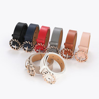 Cinturones de Metal Trenzado Vintage de JULUN para Mujer, Cinturón de Cuero Clásico para Dama, para Usar con Jeans