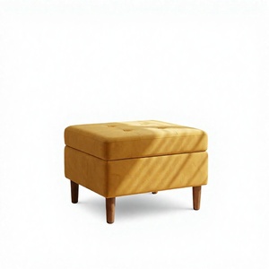 Modern Non-Foldable Living Room <strong>Stool</strong> Sof Soft Fabric Cocktail Ottoman for Hotel Apartment Home <strong>Office</strong> Use - Product Image 1