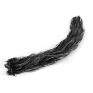 Manwu usine peluche gris <span class=keywords><strong>loup</strong></span> Cosplay Prop oreilles bandeau avec queue pour Halloween fête Anime Festival et autres événements spéciaux - Product Image 5