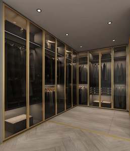 Armario Moderno en Forma de U, Armario de Lujo, Organizador de Ropa, Armario de Vidrio, Armario, Vestidor - Product Image 2