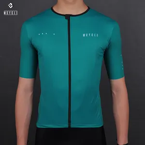 Mcycle Clothing Laser Cutting Sportswear Suit Moisture Wicking Cycling Jerseys Wear 100% Polyester Unisex Shirts Tops 10pcs