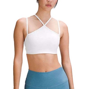 Sujetador Deportivo de Alta Calidad con Logotipo Personalizado para Mujer, Top Deportivo con Tirantes Finos, Sujetador de Yoga sin Costuras para Gimnasio - Product Image 5