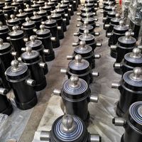 Vérin hydraulique télescopique de 5 à 20 tonnes pour remorque, mini-dumper, cric de levage