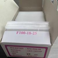 Jinru blanc élastique tressé PP forme d'éventail épingles à coudre ultra fines 50mm 60mm 65mm mince 100 lame plastique