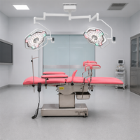 Table d'opération gynécologique électrique avec télécommande et dossier réglable pour chirurgie obstétricale hospitalière, usine OEM