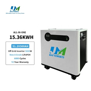 Batería Solar Doméstica de Piso JM 48V LiFePO4 300AH 15KWH con Comunicación CAN, Garantía de 10 Años y Vida Útil de 6000 Ciclos - Product Image 1