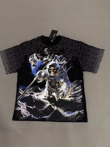 Camiseta negra para hombre con estampado gráfico de Fantasy Camel Rider, camiseta de manga corta, ropa informal de calle - Product Image 6