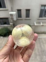 Balle Mochi Croustillante Réaliste, Jouet Anti-Stress Populaire, Balle à Presser, Lot de 3 Balles Mochi Croustillantes