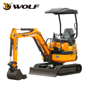 Wolf Ekskavator Hidrolik Mini 1.8 Ton dengan Desain Tanpa Ekor - Product Image 1