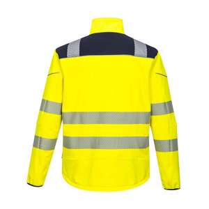 PORTWEST - T402YNRXL PW3 <b>hi</b>-<b>vis</b> <b>Softshell</b> yellow/blue navy <b>jacket</b> - EAN 5036108302567 <b>HI</b>-<b>VIS</b> WORKWEAR - Product Image 2