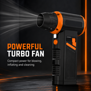 Ventilateur turbo puissant 310g, forte pression de vent, ventilateur rechargeable 10000mAh, ventilateur turbo violent pour le nettoyage de la poussière - Product Image 2
