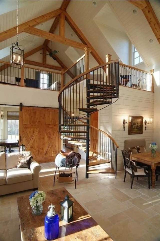 Adjustable Spiral Staircase Modern Stair Railings Wood Glass Aluminum ...