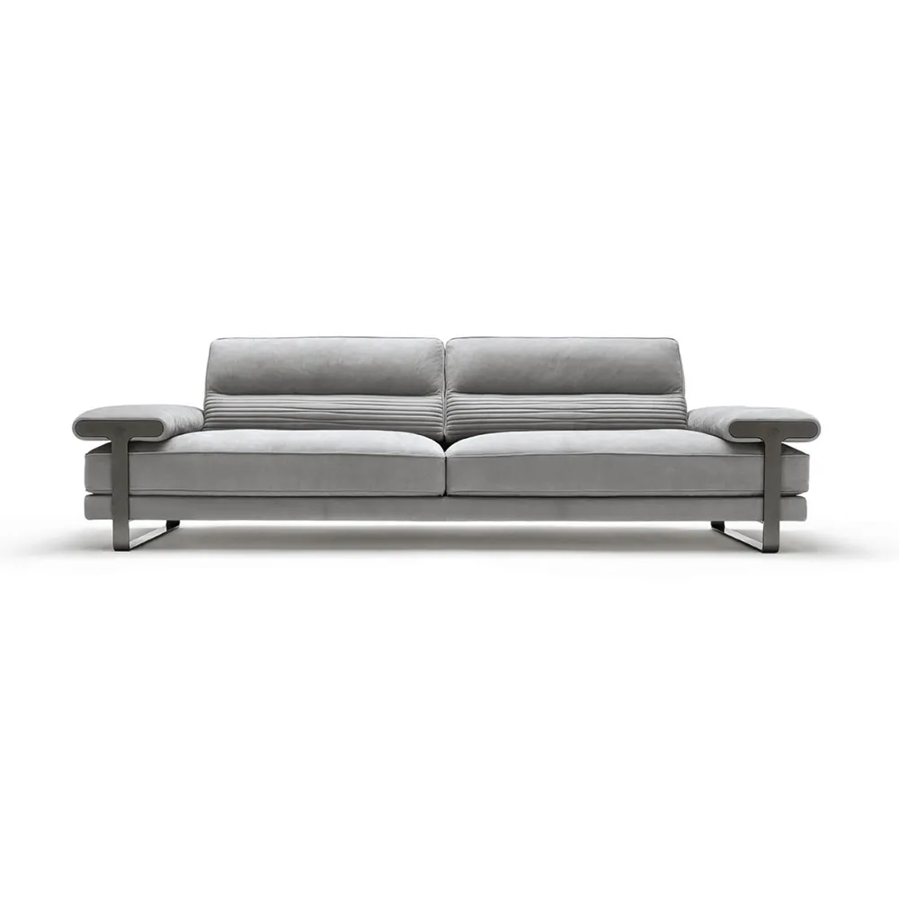 Uzatılabilir ve moda İtalyan oturma odası kanepe ve kesit deri veya kumaş kanepe mirage kanepe