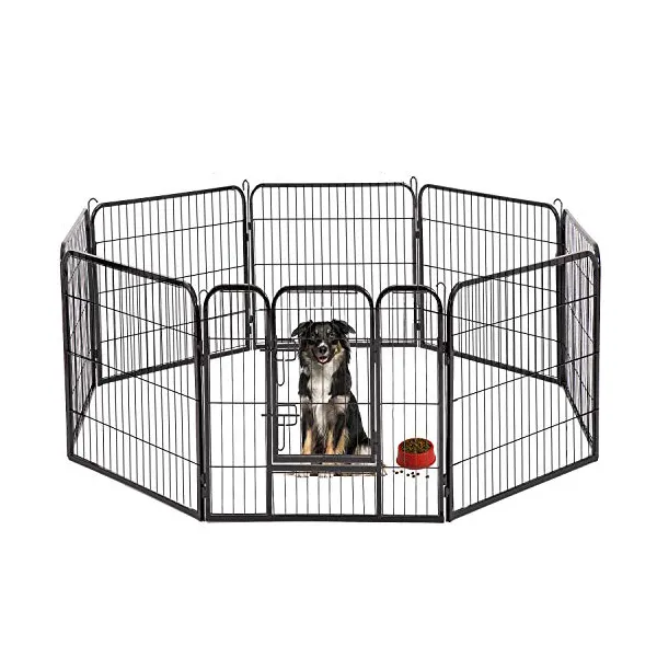 Outdoor Heavy Duty Foldable Pet Dog Cat Fences Cage playPens Fence Kennel Outdoor
