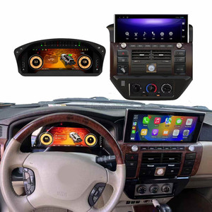วิทยุติดรถยนต์ Android ขนาด 12.3 นิ้ว และหน้าจอแสดงผล LCD สำหรับ Nissan Patrol Y61 ปี 2012-2021 ชุดหน้าปัดดิจิตอลครบชุด - Product Image 1