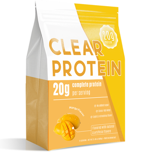 VitaHall Proteine del Siero di Latte in Polvere Trasparente a Marchio Privato, Gusto Mango, Keto-Friendly, Isolato per Crescita Muscolare Adulti, Bevanda Proteica Trasparente - Product Image 1