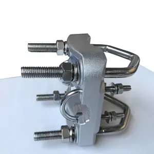 Suporte de montagem resistente de fundição de alumínio, para antena ao ar livre de yagi com parafuso u de aço inoxidável