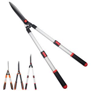 Nice Hedge Shears 45-60 Cm Stainless Steel Blade 25mm Cut Capacity Manual Garden <b>Pruning</b> <b>Tool</b> For <b>Tree</b> Lawn Trimming - Product Image 2