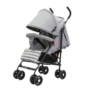 Lightweight 3-in-1 Foldable Baby Push Car Super Easy to Operate Umbrella Baby Pram Carrier With Iron Frame at a Cheap Price