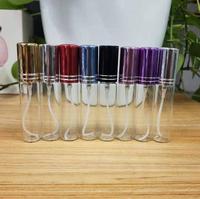 Vente en gros de flacons de parfum en verre transparents vides de 5 ml, 10 ml, 15 ml, mini atomiseurs, flacons de brume, échantillons