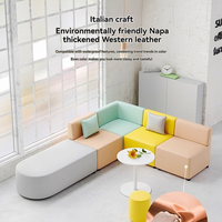 Conjunto de Sofás Modernos para Recepción Comercial, Muebles de Oficina de Madera con Sellado Completo de Bordes, Extensible y Personalizable para Oficina en Casa, Hotel