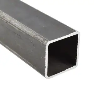 MS ERW hollow section square Rectangle Round pipe Hollow Iron Pipe Welded Black Steel Pipe Tube