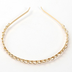 Diadema floral con incrustaciones de perlas de aleación de oro, tocado nupcial para mujer, verano 2023 - Product Image 2