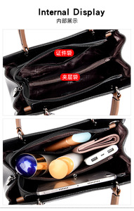 Sac à main tendance en cuir PU souple pour femme, sac à bandoulière de luxe de créateur, grande capacité, sac fourre-tout de shopping - Product Image 6