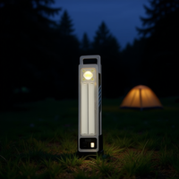 Lámpara LED Plegable con Panel Solar Sanda, con Linterna, 38W, para Uso en Exteriores, Camping y Jardín