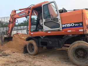Excavatrice multifonctionnelle sur chenilles originale de la Corée DOOSAN WA150-7 Hyundai à haut rendement en bon état d'occasion en vente - Product Image 2