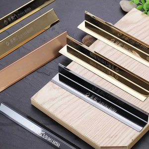 Fabricant de profilés de <span class=keywords><strong>carrelage</strong></span> en acier inoxydable poli moderne, en forme de L, pour les coins, bande décorative, installation facile - Product Image 2