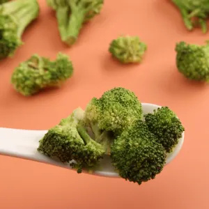 Tranche de brocoli séché à la machine, légumes verts, lyofilizovane