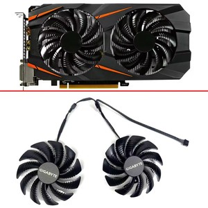 Enfriador de tarjeta de vídeo PLD09210S12HH T129215SU de 88mm para GIGABYTE GTX 1050 1060 <span class=keywords><strong>1070</strong></span> Ti 580 AORUS RX 470 480 R9 380X F - Product Image 1
