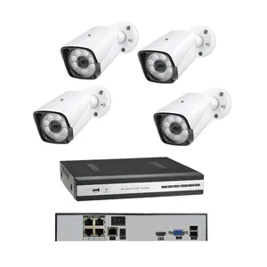 Собирается tech 2021 4ch камер системы 4 канала 4K 8MP камера для домашней безопасности системы видеонаблюдения