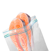 Sacs Ziplock PE transparents auto-scellants pour emballage alimentaire – Vente en gros de sacs plastiques scellés en stock