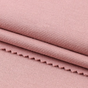 200GSM coton Spandex côtelé simple Jersey <span class=keywords><strong>tissu</strong></span> 94% coton 6% Spandex épais 1*1 plaine teint côtes veste d'hiver robe pour garçons - Product Image 2