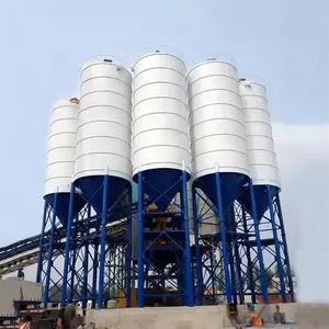 Seviye ölçümü ile çimento tankı parça yüksek verim çimento silosu 150 Ton düşük fiyat