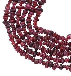 Cuentas de Corindón Rojo Rubí, Cuentas de Piedras Preciosas Naturales, Hilo de 34 Pulgadas, Suministros para la Fabricación de Joyas - Product Image 5