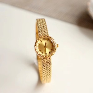 Minimalist Retro Niche Light Luxury Small Gold Quartz Pointer Women's Internet-Famous Hot-selling Petite Exquisite Dial <b>Watch</b> - Product Image 1